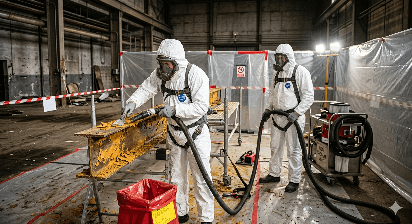 two men working
